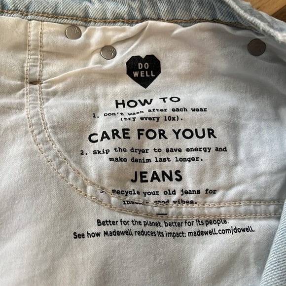 Madewell Relaxed mid-length denim shorts size 33 - Picture 5 of 9